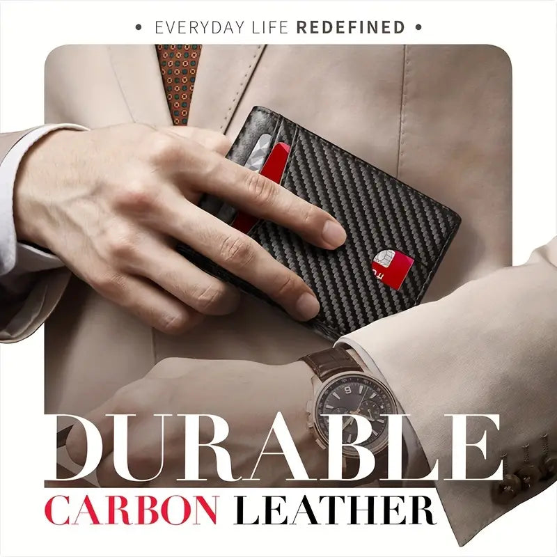 WALLET + MONEY & CARD CLIP + RFID BLOCKER