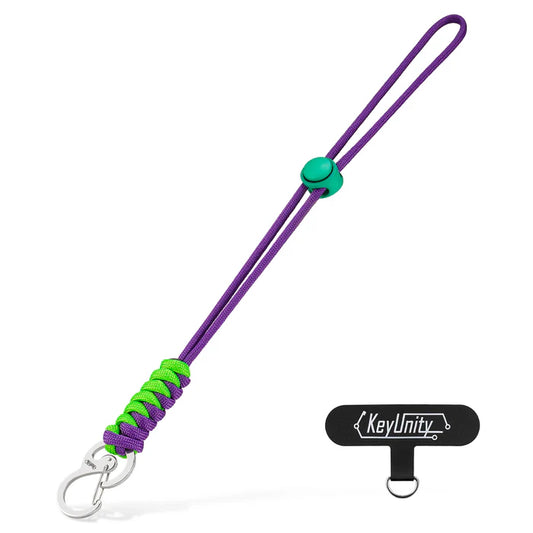 Braided Paracord Carabiner with Cord Lock