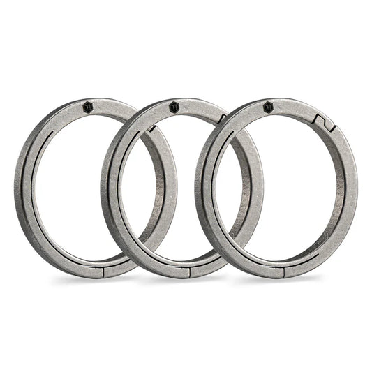 Titanium Side Pushing Key Ring