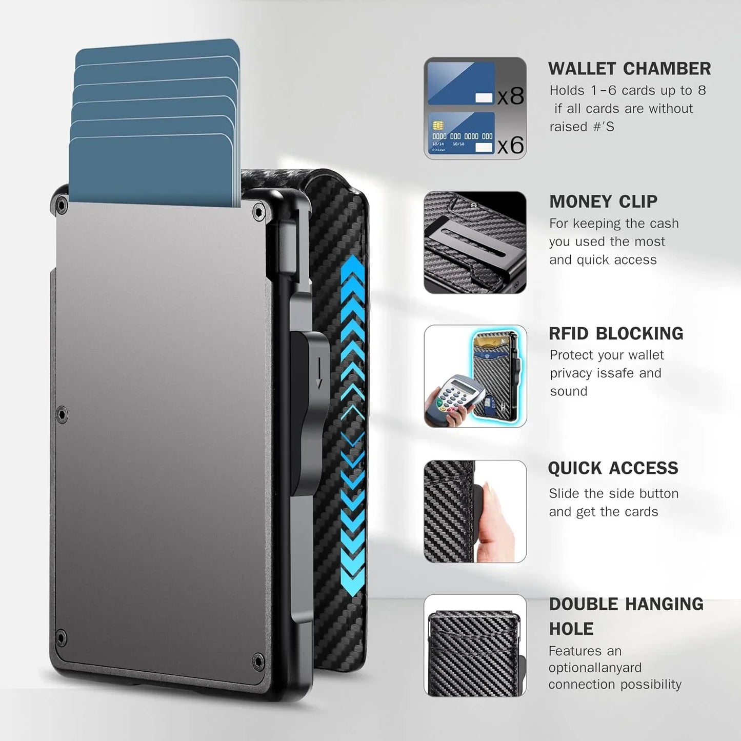 WALLET POP UP + CARDS + RFID