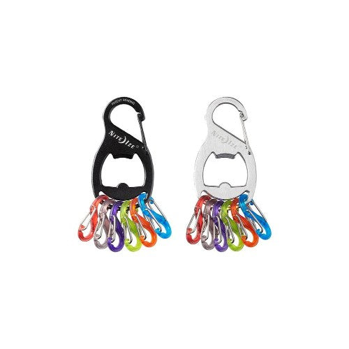KEYRACK BOTTLE OPENER S-BINERS (PLASTIC)
