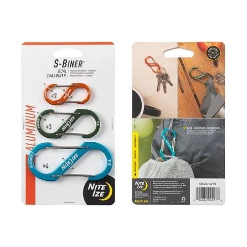 S-BINER (ALUMINIUM) - SET OF 3