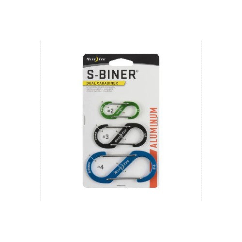 S-BINER (ALUMINIUM) - SET OF 3