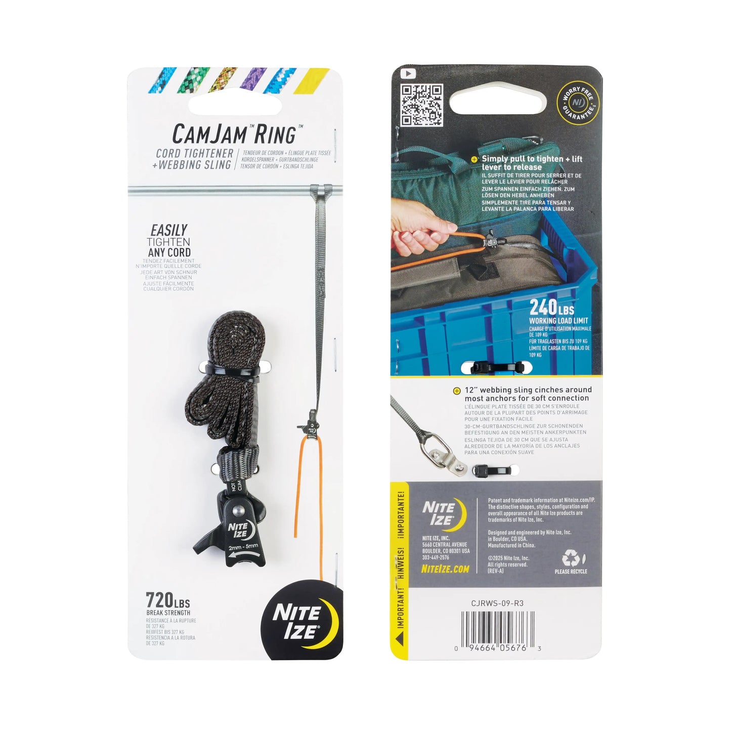 CAMJAM™ RING™ ROPE TIGHTENER + WEBBING SLING