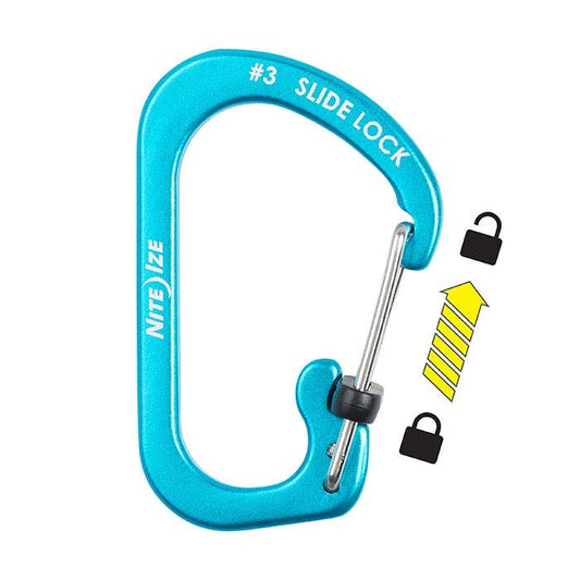 CARABINER WITH SLIDELOCK (ALU)