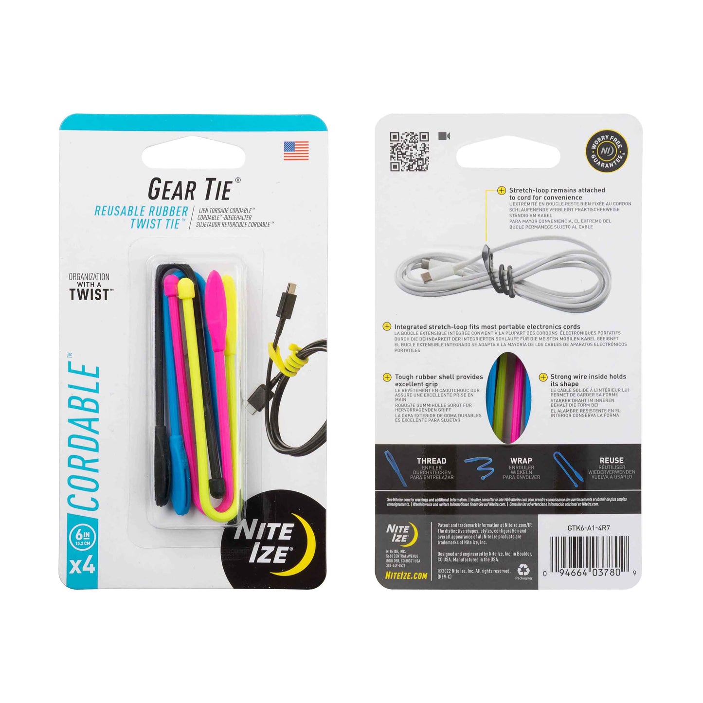 GEAR TIE - CORDABLE - TWIST TIE