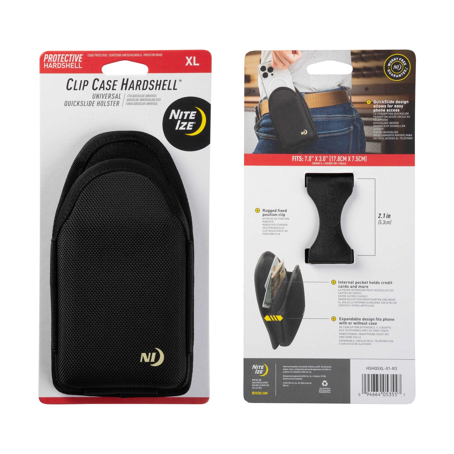 HOLSTERS - CLIP CASE HARDSHELL UNIVERSAL - QUICKSLIDE