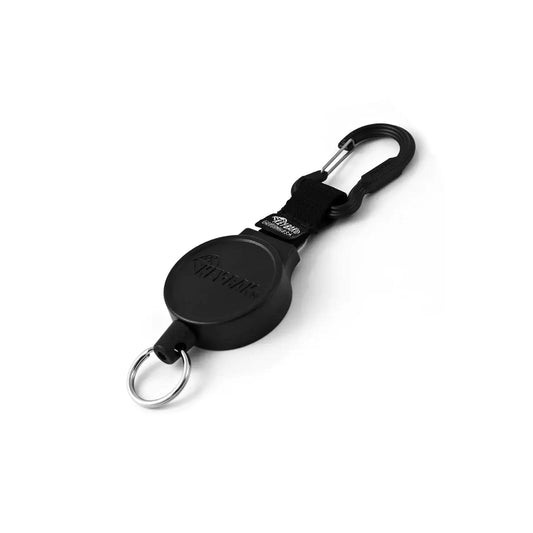 RETRACTABLE CARABINER ID HOLDER / KEYCHAIN
