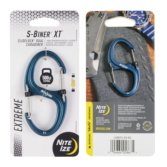 S-BINER XT DUAL CARABINER - SLIDELOCK