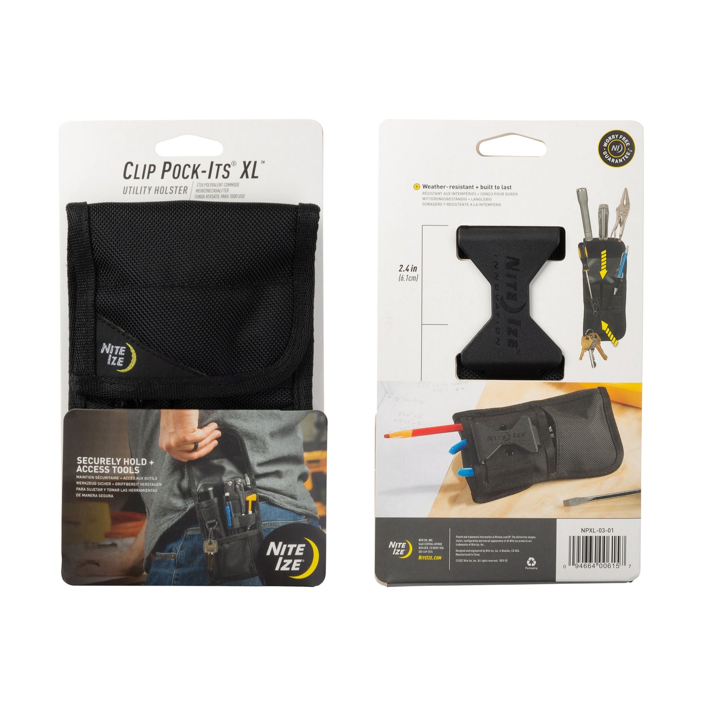 HOLSTERS - CLIP POCK-ITS XL - UTILITY