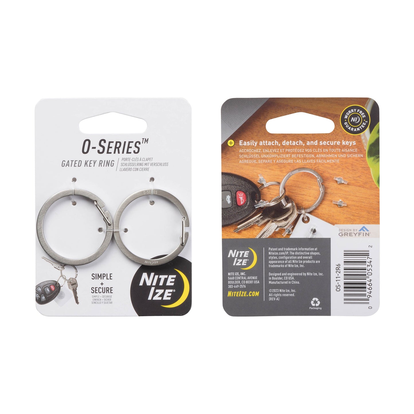 O-SERIES GATED KEY RING