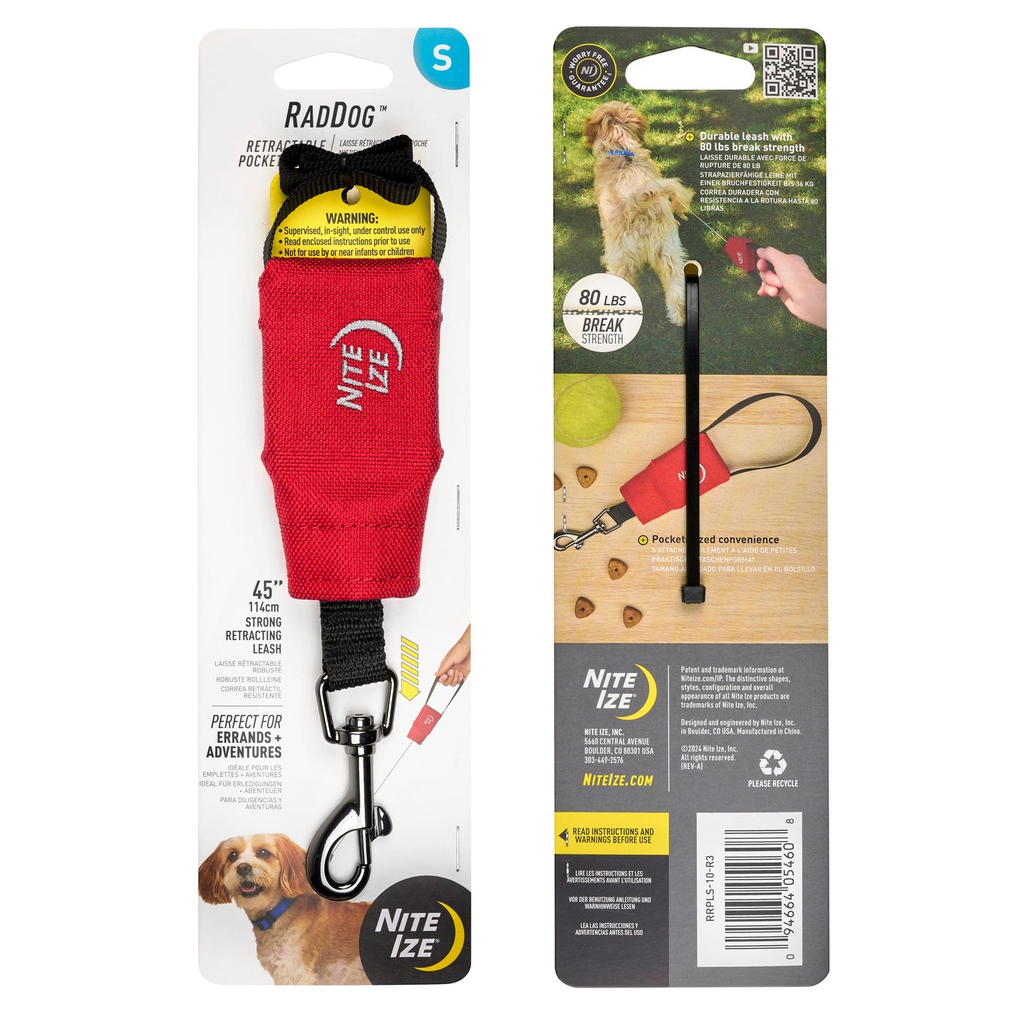 RADDOG RETRACTABLE POCKET LEASH