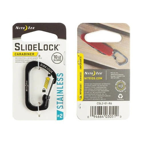CARABINER WITH SLIDELOCK (SS)