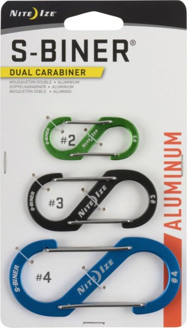 S-BINER (ALUMINIUM) - SET OF 3