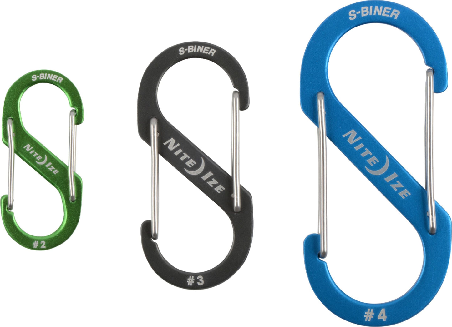 S-BINER (ALUMINIUM) - SET OF 3