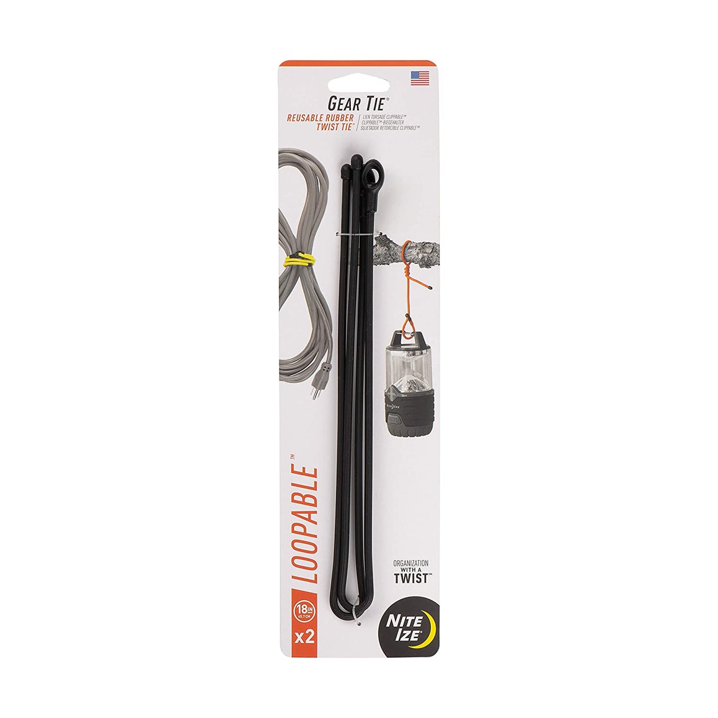 GEAR TIE (LOOPABLE) - TWIST TIE