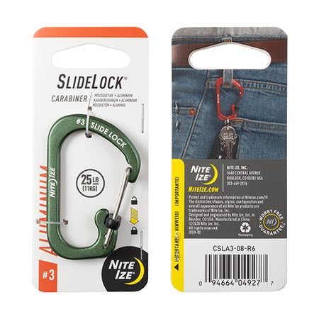 CARABINER WITH SLIDELOCK (ALU)