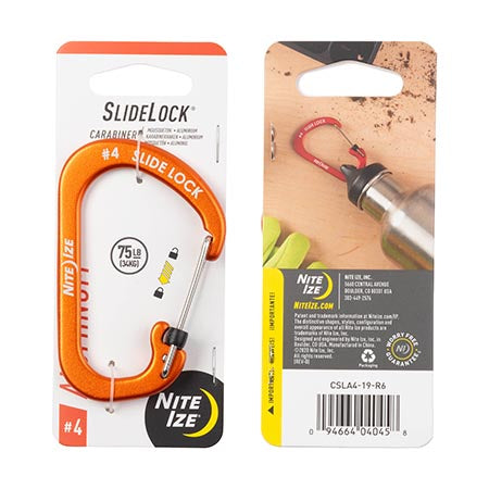 CARABINER WITH SLIDELOCK (ALU)