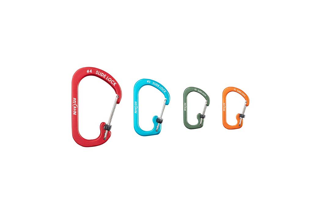 CARABINER WITH SLIDE LOCK (SET)