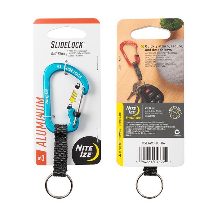 Carabiner Slidelock Key Ring.