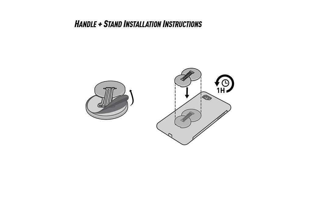 MOBILE PHONE FLIP HANDLE PLUS STAND