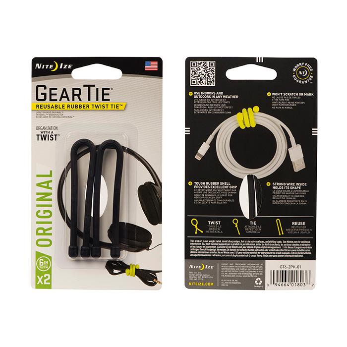 Gear Ties Resuable Rubber Twist Tie.