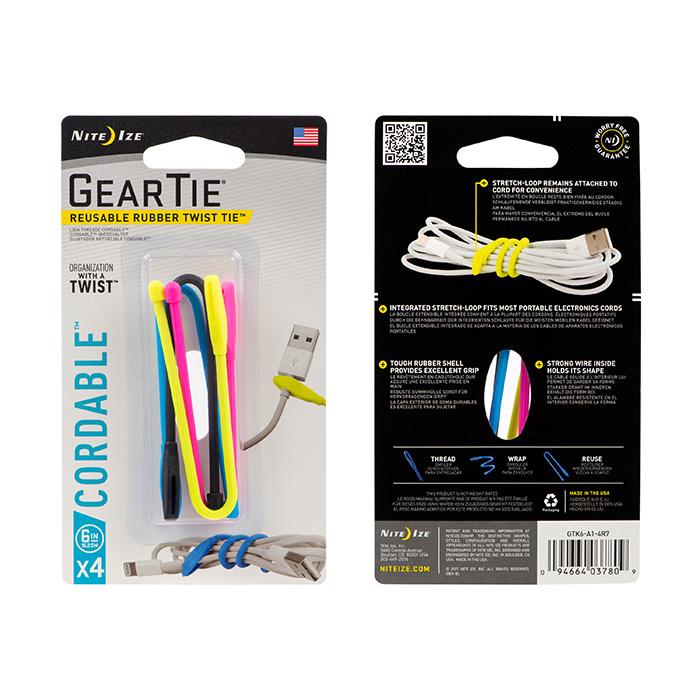 Cordable Twist Tie 6".