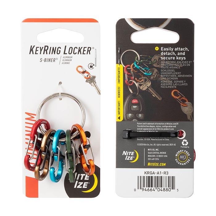 S-Biner Keyring Locker (Aluminum).