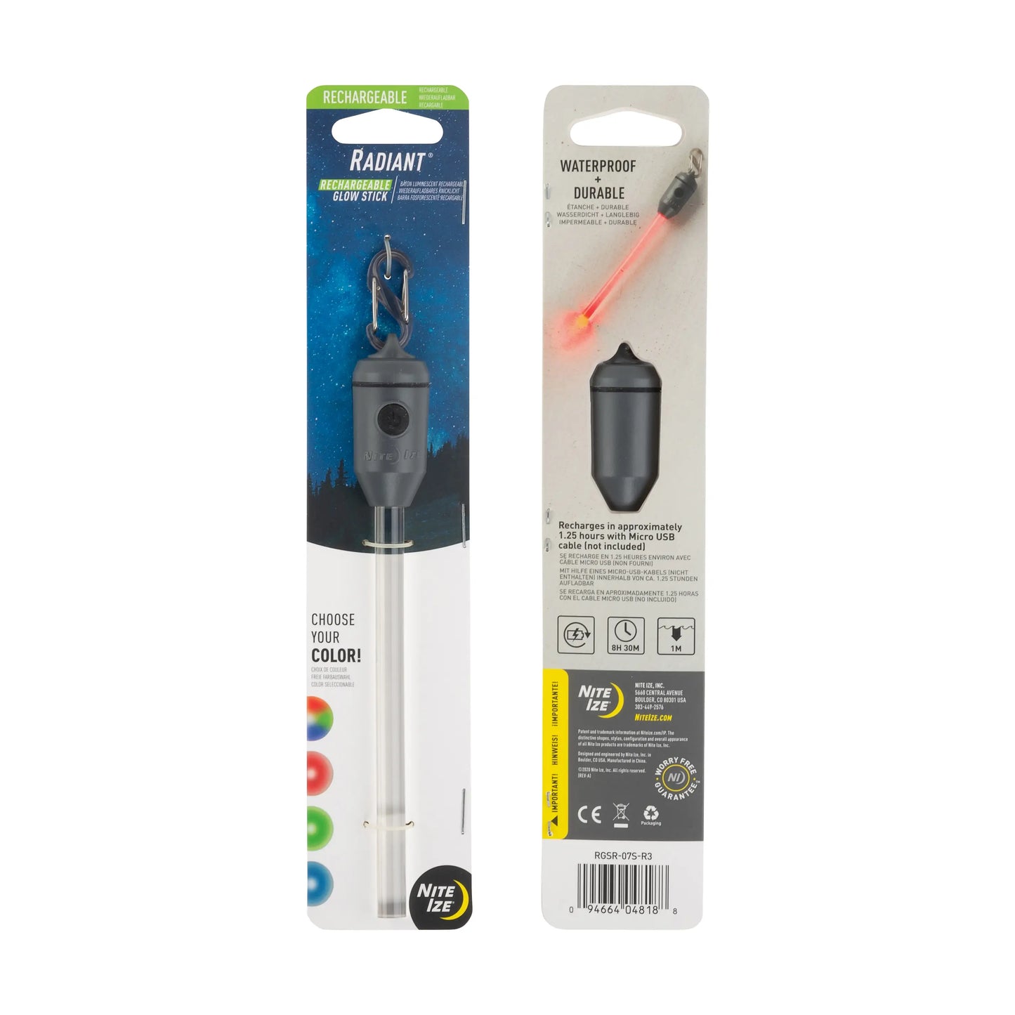 RADIANT RECHARGEABLE LED GLOW STICK