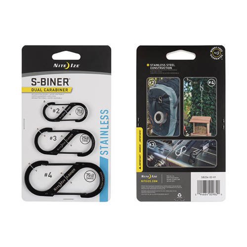 S-BINER STANDARD (SS) - SET OF 3