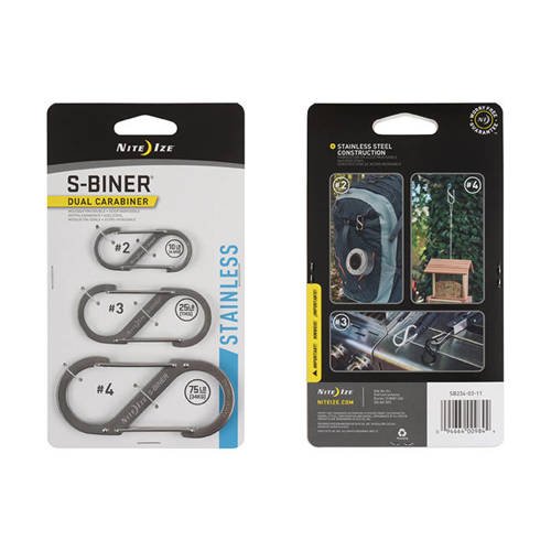 S-BINER STANDARD (SS) - SET OF 3