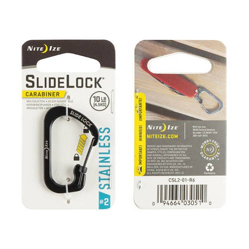CARABINER WITH SLIDELOCK (SS)