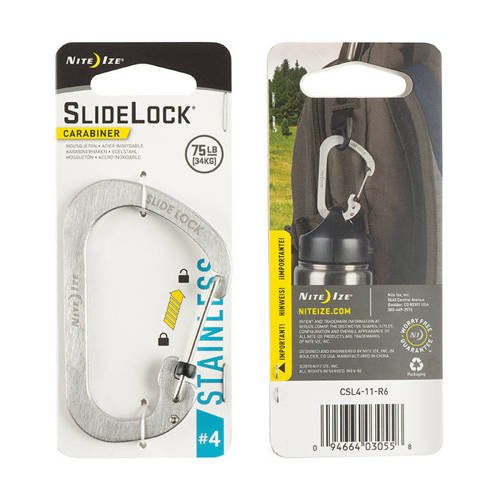 CARABINER WITH SLIDELOCK (SS)