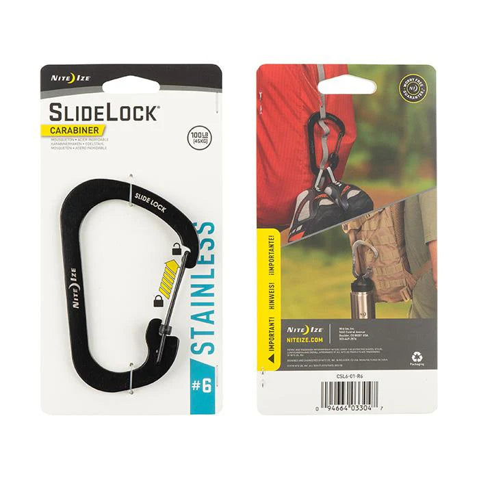 CARABINER WITH SLIDELOCK
