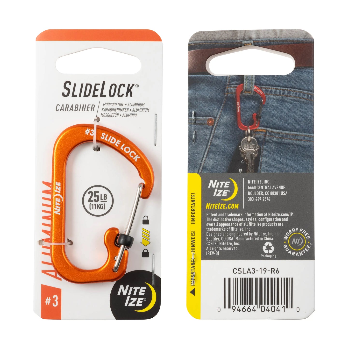 CARABINER WITH SLIDELOCK