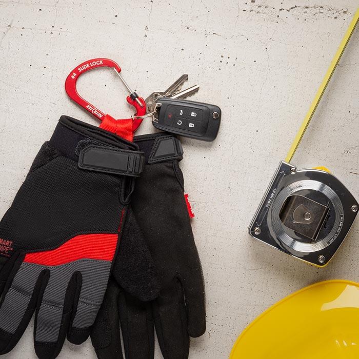 CARABINER WITH SLIDELOCK
