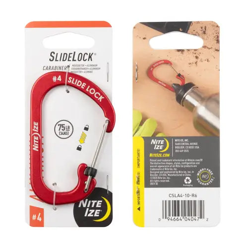 CARABINER WITH SLIDELOCK