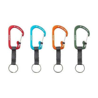 Carabiner Keyring with Slide lock (Alu)