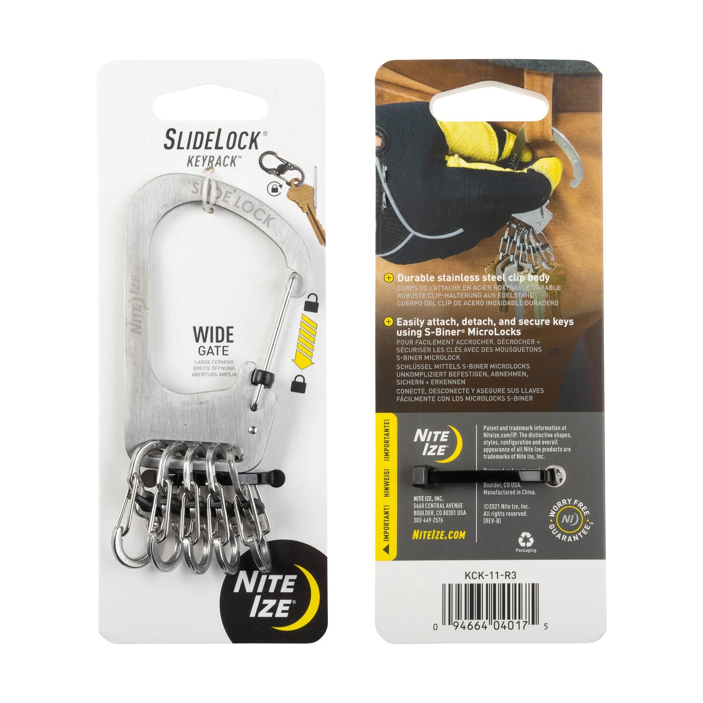 KEYRACK WIDE LOCKABLE S-BINERS