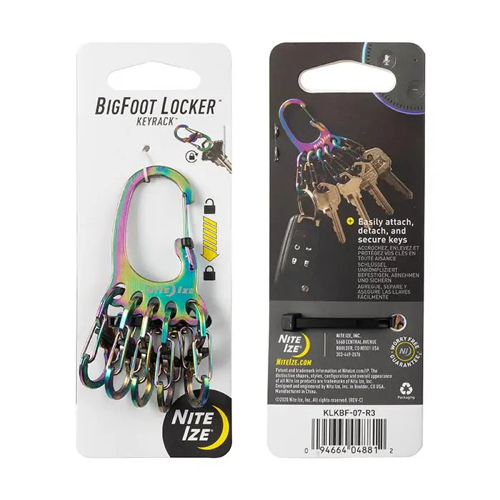 KEYRACK LOCKABLE WITH S-BINERS (SS)