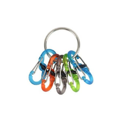 KEYRING LOCKER WITH S-BINER (PLASTIC)