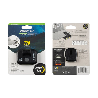 RADIANT 170 RECHARGEABLE CLIP LIGHT