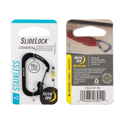 CARABINER WITH SLIDELOCK