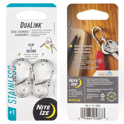 CARABINER DUALINK DUAL CHAMBER
