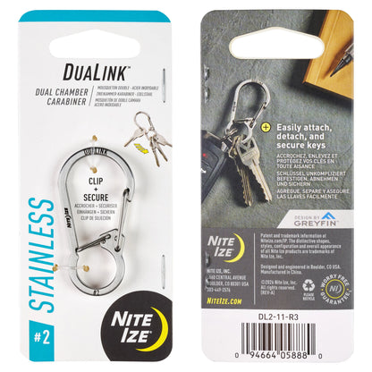 CARABINER DUALINK DUAL CHAMBER