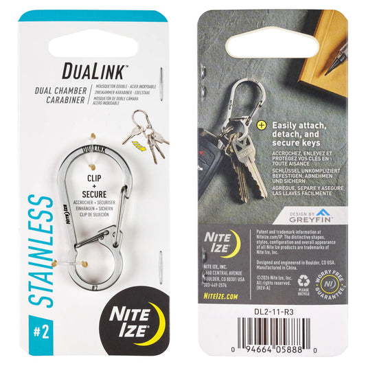 CARABINER DUALINK DUAL CHAMBER