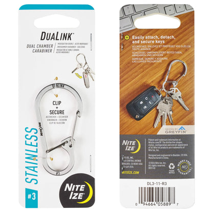 CARABINER DUALINK DUAL CHAMBER