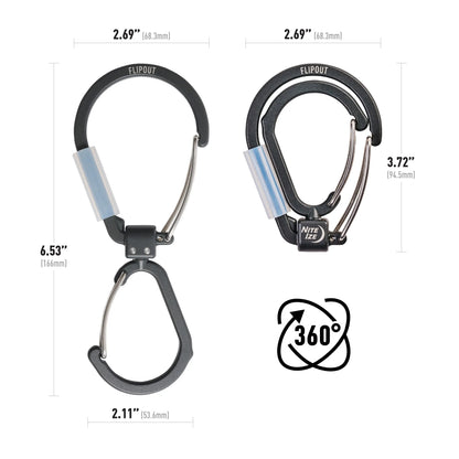 FLIPOUT™ DUAL CARABINER