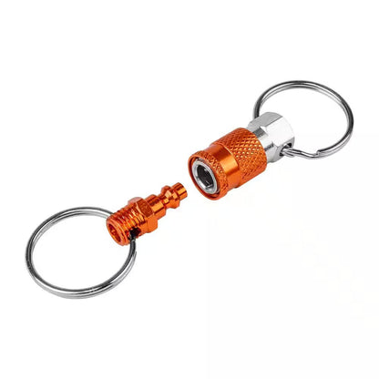 PULL APART COUPLER KEYCHAIN