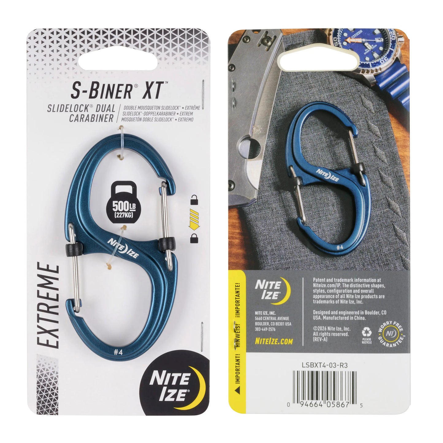 S-BINER XT - SLIDELOCK